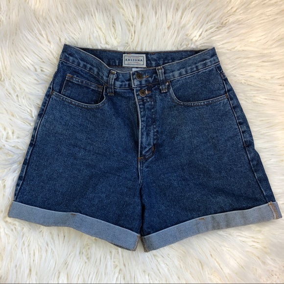 Arizona Jean Company Pants - Vintage ARIZONA high waisted mom jeans shorts 9